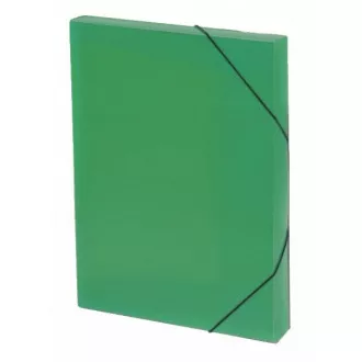 Gummibox Lines transparent grün