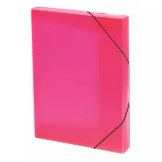 Gummibox Lines transparent rot Gummibox Lines transparent rot