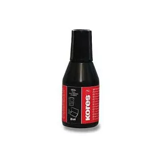 Kores Stempelfarbe schwarz 28ml