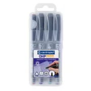 Marker Centropen 2636/4 F permanent 4 Farben 0,6 mm