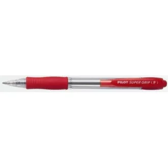 Kugelschreiber Pilot super grip 0,7mm rot / Mine 2110 Schaft klar