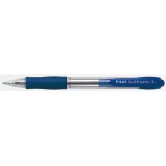 Kugelschreiber Pilot super grip 0,7mm blau / Mine 2110 Schaft klar Kugelschreiber Pilot super grip 0,7mm blau / Mine 2110 Schaft klar