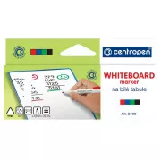 Marker Centropen 2709/4 für Whiteboards 4 Farben zylindrische Spitze 1,8 mm