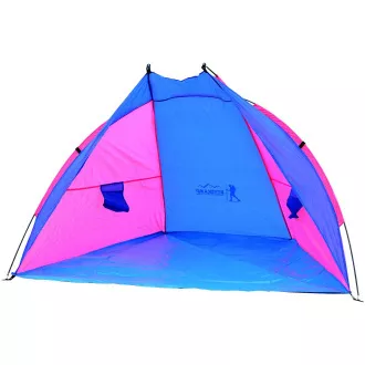 Strandzelt ROYOKAMP 200x120x120 cm, rosa-blau