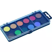 Koh-I-Noor Wasserfarben d.22,5mm 12 Farben