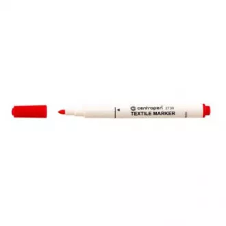 Marker Centropen 2739 für Textilien rot zylindrische Spitze 3,5 mm