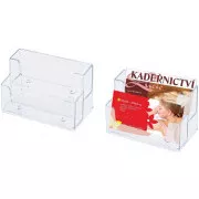 Kunststoffständer für Visitenkarten 97x58x46mm NULKO