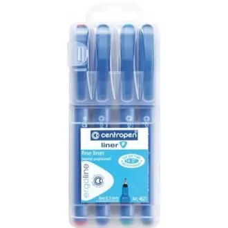 Marker Centropen 4621/4 F Liner 4 Farben 0,3 mm Marker Centropen 4621/4 F Liner 4 Farben 0,3 mm
