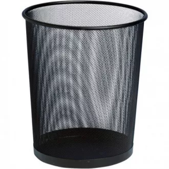 Großer schwarzer Drahtabfallkorb 19L Großer schwarzer Drahtabfallkorb 19L