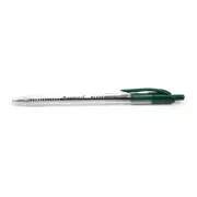 Kugelschreiber Centropen Slide ball 2225 Kunststoff 0,3mm grün Schaft klar
