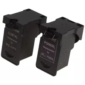 MultiPack CANON PG-560XL, CL-561XL (3712C004) - Tintenpatrone TonerPartner PREMIUM, black + color (schwarz + farbe)