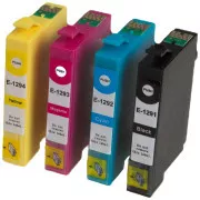 MultiPack EPSON Epson T1295 + 20stk Fotopapier (C13T12954010) - Tintenpatrone TonerPartner PREMIUM, black + color (schwarz + farbe)