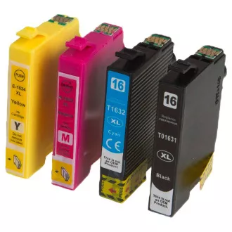 MultiPack EPSON T1635 + 20stk Fotopapier (C13T16364010) - Tintenpatrone TonerPartner PREMIUM, black + color (schwarz + farbe) MultiPack EPSON T1635 + 20stk Fotopapier (C13T16364010) - Tintenpatrone TonerPartner PREMIUM, black + color (schwarz + farbe)