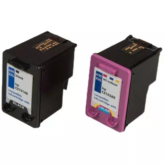 MultiPack Tintenpatrone TonerPartner PREMIUM für HP 650-XXL (CZ101AE, CZ102AE), black + color (schwarz + farbe) MultiPack Tintenpatrone TonerPartner PREMIUM für HP 650-XXL (CZ101AE, CZ102AE), black + color (schwarz + farbe)