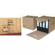 Sammelbox 325x295x325mm EMBA TYP I / 4 H / H für 4 Ordner grüner Aufdruck