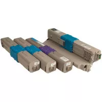 MultiPack OKI C301 (C301-BK, C301-C, C301-M, C301-Y) - Toner TonerPartner PREMIUM, black + color (schwarz + farbe)
