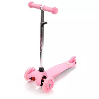 Dreirädriger Scooter MTR MINI SCOOTER mit leuchtenden Rädern, rosa