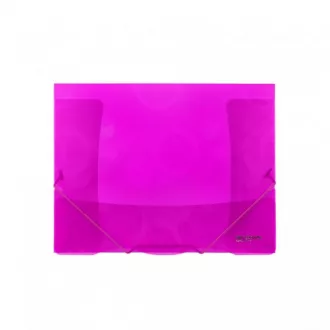 Ordner A4 3 Klappen mit Gummi Neo Colori PP pink