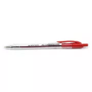 Kugelschreiber Centropen Slide ball 2225 Kunststoff 0,3mm rot Schaft klar