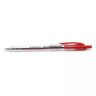 Kugelschreiber Centropen Slide ball 2225 Kunststoff 0,3mm rot Schaft klar Kugelschreiber Centropen Slide ball 2225 Kunststoff 0,3mm rot Schaft klar