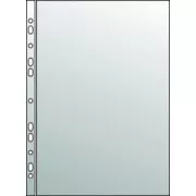 Cover A4 "U" Euroscharnier PE glatt glänzend 50mic klar 100Stk