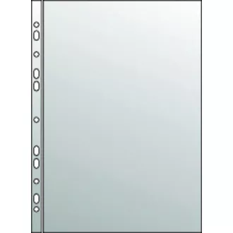 Cover A4 "U" Euroscharnier PE glatt glänzend 50mic klar 100Stk Cover A4 "U" Euroscharnier PE glatt glänzend 50mic klar 100Stk