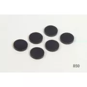 Magnete 26mm Ron 12Stk schwarz