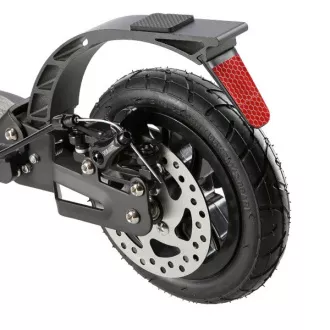 Klappbarer Roller NEX208T, gepumpte Räder 200mm, schwarz-gelb
