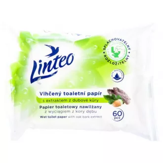 Toilettenpapier Linteo Satin befeuchtet 60 Stück Eichenrinde Toilettenpapier Linteo Satin befeuchtet 60 Stück Eichenrinde