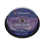VERBATIM DVD + R (10er-Pack) Double Layer / 8x / 8.5GB / Spindel