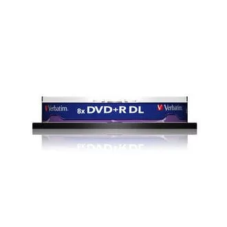 VERBATIM DVD + R (10er-Pack) Double Layer / 8x / 8.5GB / Spindel VERBATIM DVD + R (10er-Pack) Double Layer / 8x / 8.5GB / Spindel