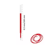Gelmine 205A 0.5mm rot / bis 205A
