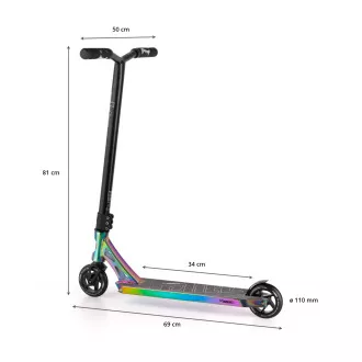 Freestyle-Roller MOVINO Stunt ELITE, Neochrom