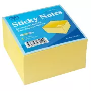 Selbstklebeblock 75x75mm gelb 400 Blatt Auro
