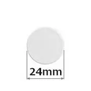Magnete 24mm Ron 10Stk weiß rund