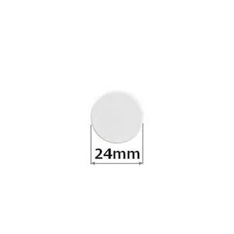 Magnete 24mm Ron 10Stk weiß rund