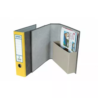 Ordner mit Tasche A4 7,5cm gelb