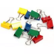 Clip Binder 25mm 12 Stück Farbe