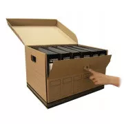 Archivierungsbox Guardian Pegas für 6 Ordner, oben und seitlich zu öffnen
