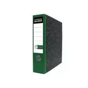 Ordner A4 8cm Hebel Executive grüner Rücken mit einem Loch für einen Finger