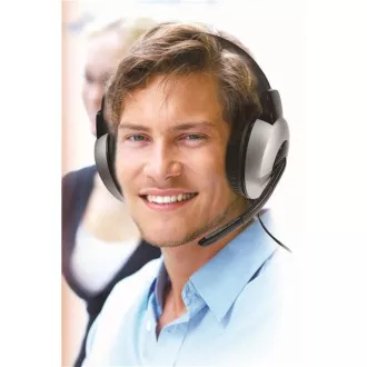 GENIUS Kopfhörer mit Mikrofon HS-05A, Aufrollkabel