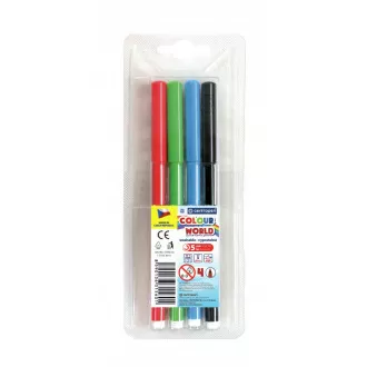 Marker Centropen 7550/4 4 Farben Rollspitze 1mm