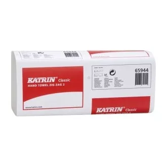 Handtücher pap. Z-Z Katrin Classic 2vrs. weiß recycelt 232x230mm