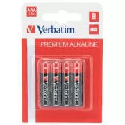 VERBATIM Alkaline-Batterien AAA, 4 PACK, LR3