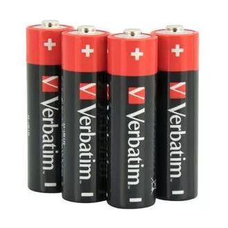 VERBATIM Alkaline Batterien AA, 4er Pack, LR6