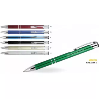 Kugelschreiber Empen Luxus Minion Aluminium A02E.2238 0,5mm blauer Schaft Mix
