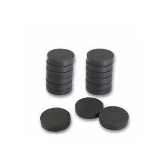 Magnete 16mm Ron 12Stk schwarz