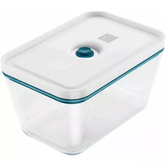ZWILLING Vakuumier-Set, Glasbehälter, Kunststoffbehälter, 5 Beutel, Vakuumpumpe, blau - Fresh & Save
