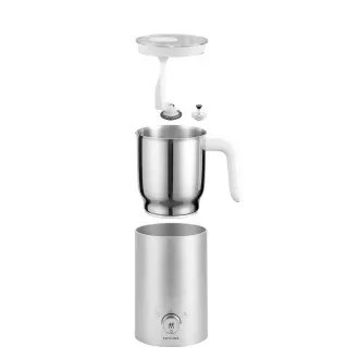 ZWILLING Milchaufschäumer, 200 / 400 ml, 600 W, silber - Enfinigy