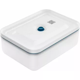 ZWILLING Vakuumier-Set, 5x Kunststoffbehälter, 1x Glasbehälter, 7 Beutel, Vakuumpumpe, 2 Bänder, blau - Fresh & Save ZWILLING Vakuumier-Set, 5x Kunststoffbehälter, 1x Glasbehälter, 7 Beutel, Vakuumpumpe, 2 Bänder, blau - Fresh & Save